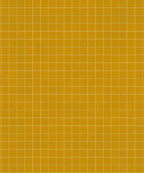 Papel Pintado Cuadros Cuaderno - Mostaza