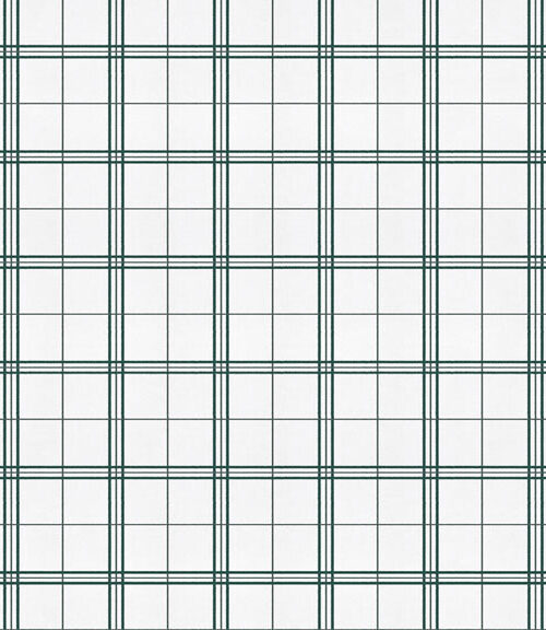 Papel Pintado Cuadros - Check 7 - Verde Oscuro