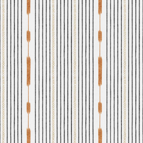 Papel Pintado Étnico - HUIPIL IKAT - Negro
