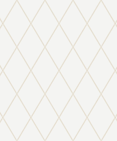 Papel Pintado Rombos-Gab-Blanco