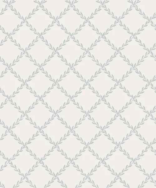 Papel Pintado Rombo Vegetal - Azul
