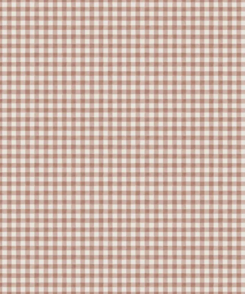 Papel Pintado Cuadro Vichy - Terracota