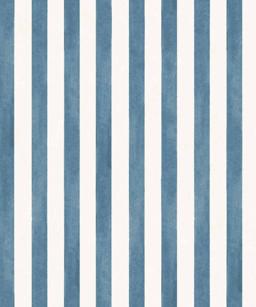 Papel Pintado Rayas- L&S- Azul